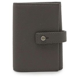 Yves Saint Laurent Saint Laurent Paris Leather Key Case Grey