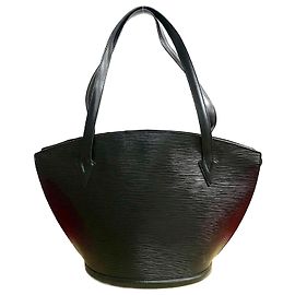 Bolsa 2 em 1 Saint Jacques em couro Epi Louis Vuitton Preto