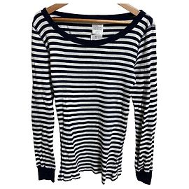 Autre Marque Top de malha canelada HYKE Branco