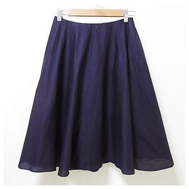 Saia de algodão Salvatore Ferragamo Roxo