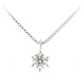 Collar de diamante Tasaki K18WG Plata