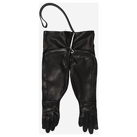 Rick Owens Gants de runway Babel AW19 noirs Noir