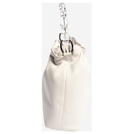 Dior-White malice leather bucket bag-White