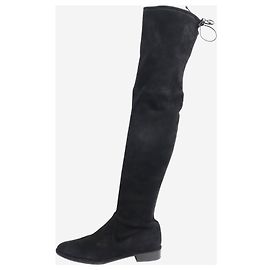 Stuart Weitzman Black Lowland Bold boots - size EU 40 Black