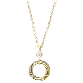 Colar Sweet Trinity da Cartier com diamante Dourado