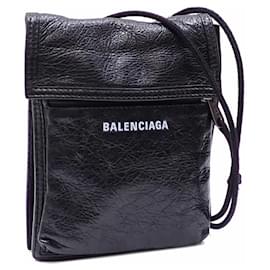 Balenciaga-Bolsa de Ombro Explorer da Balenciaga-Preto