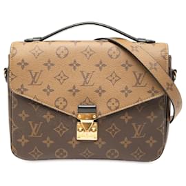 Louis Vuitton-Pochette Metis Monograma Reverso Marrom Louis Vuitton-Marrom