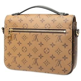 Louis Vuitton-Louis Vuitton Brown Monogram Reverse Pochette Metis-Brown