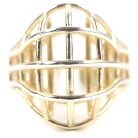 Bottega Veneta 3D Wire Ring in Silver Other