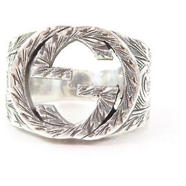 Anello Arabesque Interlocking G GUCCI 455302 Altro