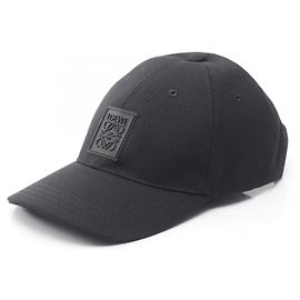 Cappello in cotone Anagram Patch Loewe Nero