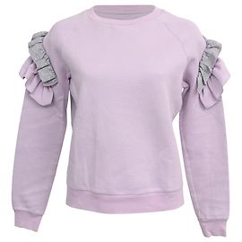 Stella Mc Cartney Moletom com babados Stella McCartney em algodão roxo pastel Outro