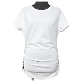Camiseta franzida Michael Michael Kors Branco