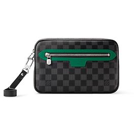 Louis Vuitton Pochette Kasai Damier Graphite Verde Verde