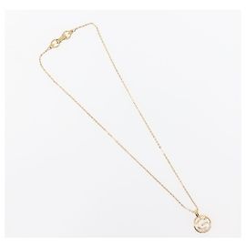 Collar de metal con logo de Givenchy Dorado