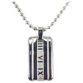 Tiffany & Co Tiffany 925 Atlas Bar Anhänger Halskette Andere