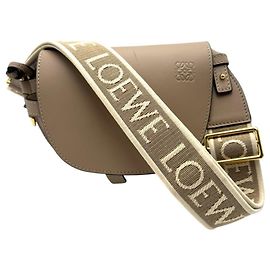 Loewe Gade Dual Leather Shoulder Bag Beige