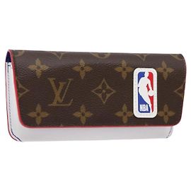 Louis Vuitton Nba Woody Glasses Case Monogram Canvas with Leather Multiple colors