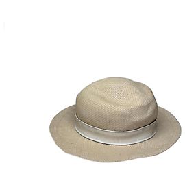 Vintage Jil Sander Panama Hat White White