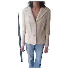Weekend Max Mara White Wool Jacket White