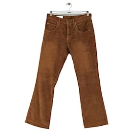Gucci-Brown cotton pants-Brown