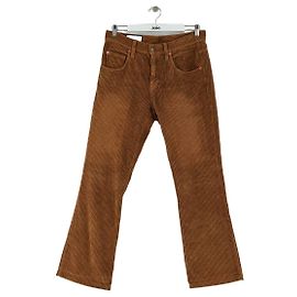Gucci Calças de algodão castanhas Marrom