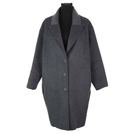 Zadig & Voltaire Charcoal wool coat Dark grey