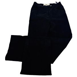 Vintage Givenchy Suede Pants Black 36/S Black