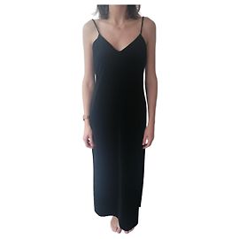 Chantal Thomass Abendkleid aus schwarzem Samt Schwarz