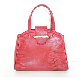 Autre Marque TOFF&LOADSTONE 2-in-1 Leder Tasche mit Schnurrbart Rot