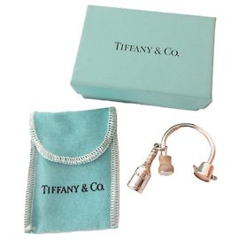 Tiffany & Co Tiffany＆Co. Champagne Bottle Cork SV925 Keyring Silvery