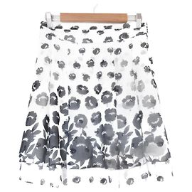Jupe à imprimé floral Paul Smith NOIR Noir Blanc