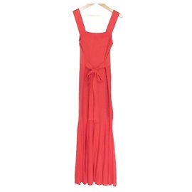 Autre Marque GRACE Class Strick-Camisolekleid Rot