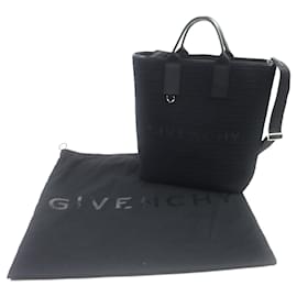 Givenchy-Givenchy G Essentials Canvas and Leather Tote Bag-Black