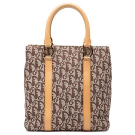 Braune Diorissimo Trotter Canvas Tote von Dior Braun