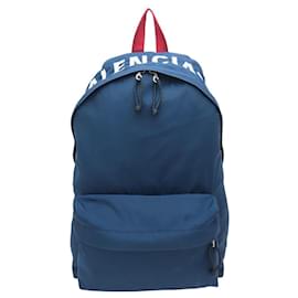 Balenciaga-Mochila Wheel da Balenciaga-Preto,Vermelho,Azul marinho