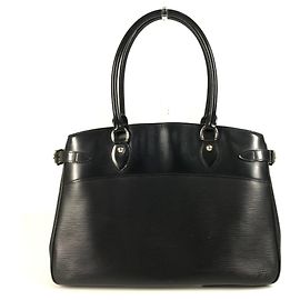 Louis Vuitton Epi-Leder Passy GM Tote Bag Schwarz