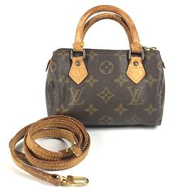 Sac Mini Speedy Monogram Louis Vuitton Marron Monogramme