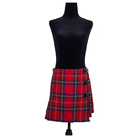 Moschino Cheap And Chic Moschino red kilt skirt from the 2000s Red Multiple colors
