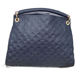 Louis Vuitton Artsy MM Pelle Empreinte Marino Rosso Blu