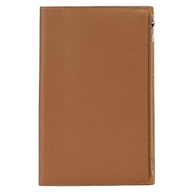 Hermes Hermès EA Zip PM Notepad Cover in Etoupe Swift Leather Taupe