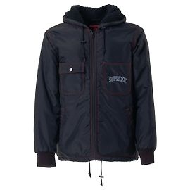 Supreme Sherpa Lined Nylon Jacket Black