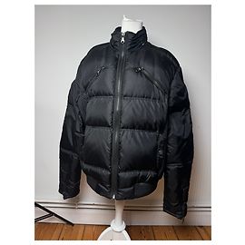 Vintage Versace Herren Pufferjacke Schwarz XXL Schwarz