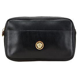 Versace Medusa Clutch Bag Black
