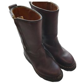 Paraboot unisex fur-lined boots size 40, in like-new condition Brown