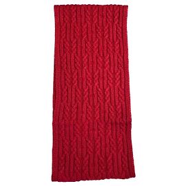 Nuovo Sciarpa Snood Hermès Linea Infinita Rosso
