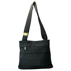 Salvatore Ferragamo borsa in grosgrain FERRAGAMO Nero