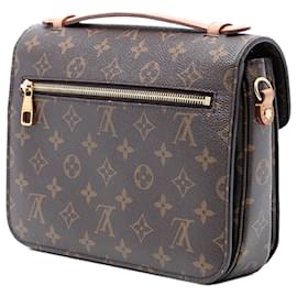 Louis Vuitton-Pochette Metis Monograma Marrom Louis Vuitton-Marrom