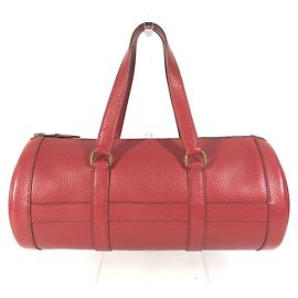 Borsa Boston Mini Arty Vintage di Hermès Rosso