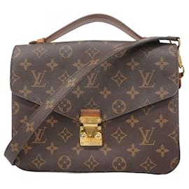 Louis Vuitton-Louis Vuitton Monogram Pochette Metis MM Handbag-Brown